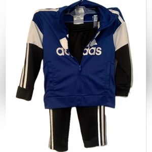 Adidas Royal Blue and Black Athletic Set